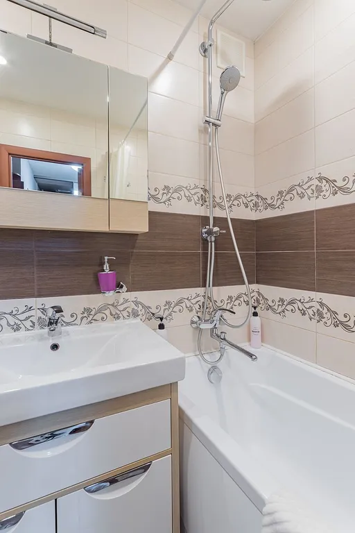 Квартира однокомнатная в Канавинском, 45 м², Нижний Новгород — ванная комната, фото 5