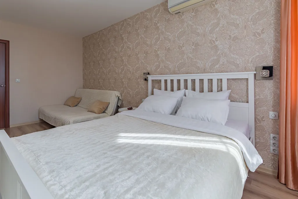 Квартира однокомнатная в Канавинском, 45 м², Нижний Новгород — спальня, фото 4
