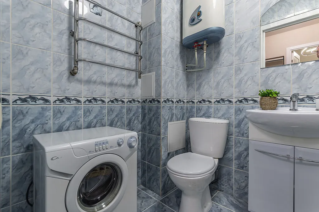 Квартира однокомнатная у Московской, в Канавино, 35 м², Нижний Новгород — ванная комната, фото 2