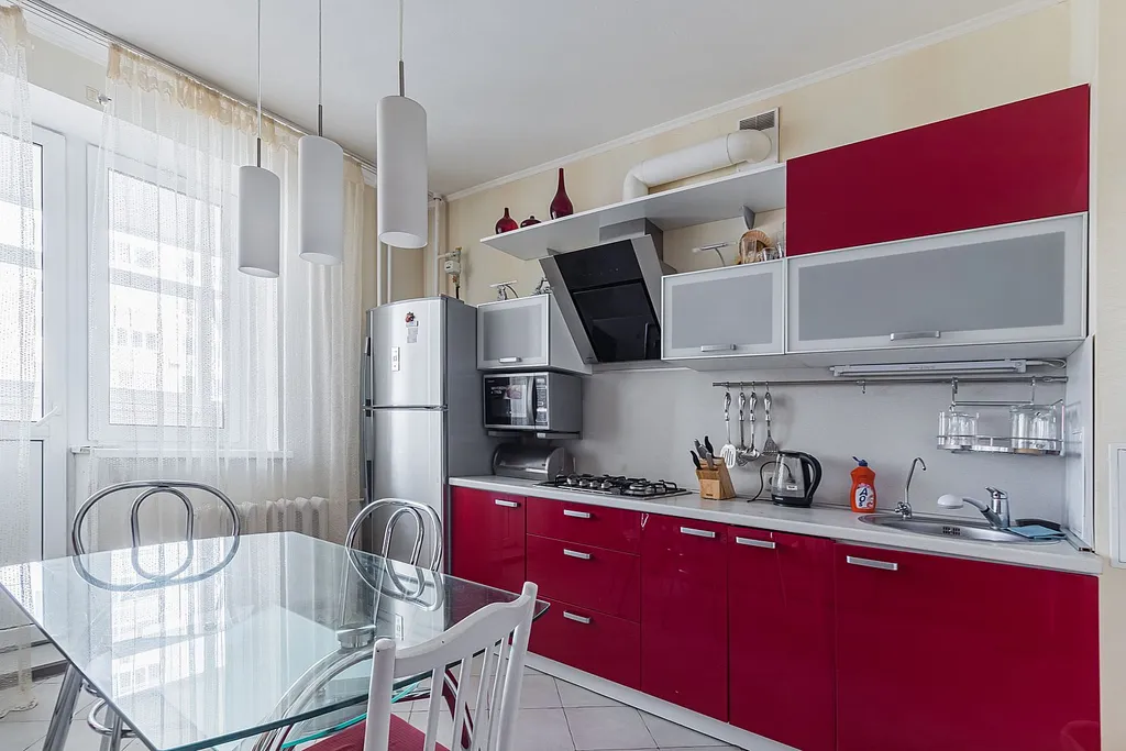 Квартира двухкомнатная в Нижегородском, 65 м², Нижний Новгород — кухня, фото 3
