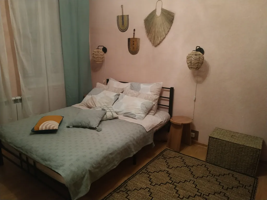 Квартира двухкомнатная на проспекте Кирова, 46 м², Пятигорск — спальня, фото 6