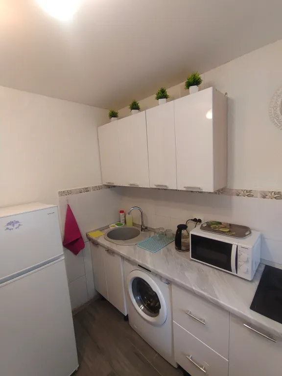 Квартира однокомнатная на улице Карской, 30 м², Тюмень — кухня