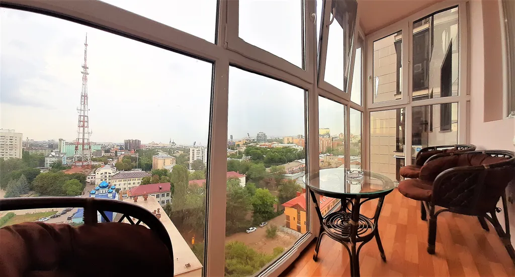 Студия однокомнатная на улице Средне-Московской, 46 м², Воронеж — вид из окна