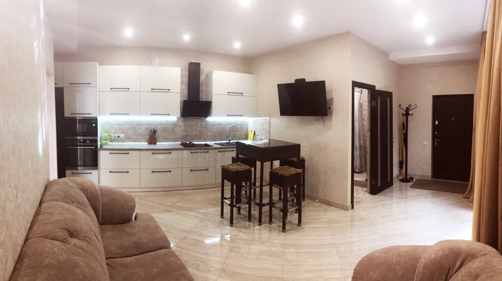 Апартаменты трёхкомнатные на улице Партенитской, 68 м² — фото 6