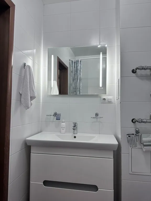 Квартира однокомнатная в Октябрьском, 50 м², Самара — ванная комната