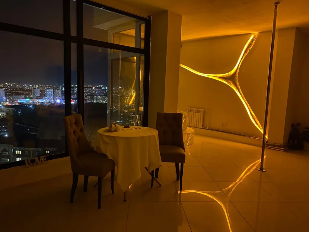 Номер с панорамными окнами и джакузи