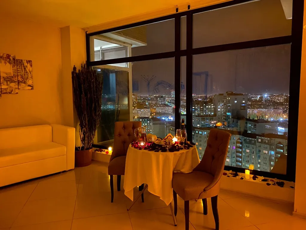 Номер с панорамными окнами и джакузи