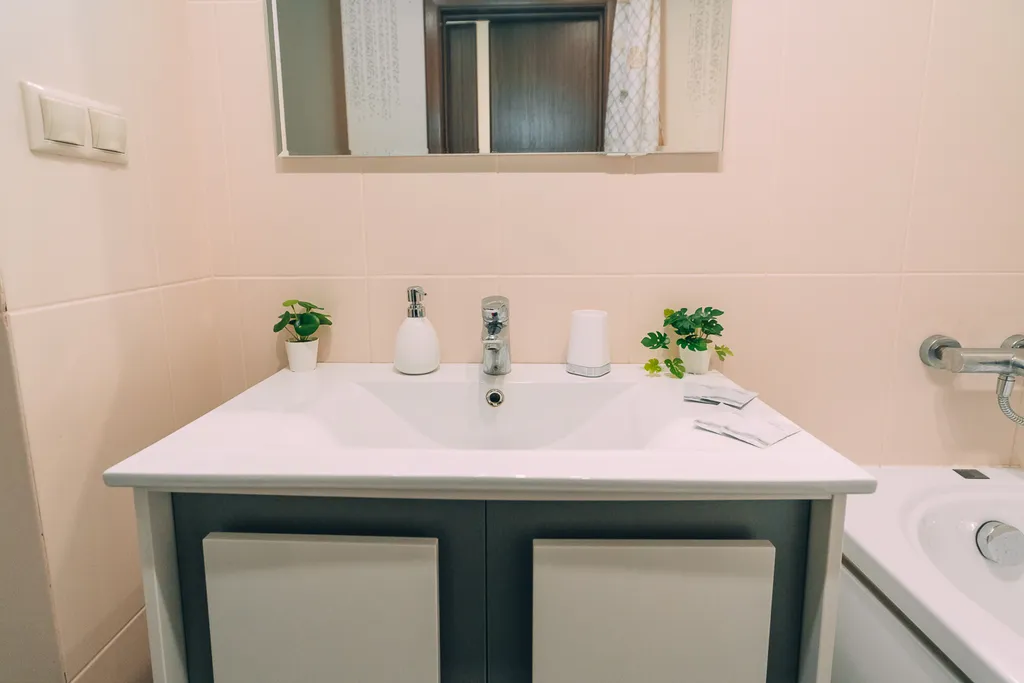 Студия однокомнатная в переулке Ново-Чернушенском, 45 м², Смоленск — ванная комната, фото 4