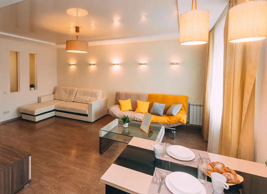 Студия однокомнатная в переулке Ново-Чернушенском, 45 м², Смоленск — спальня, фото 12
