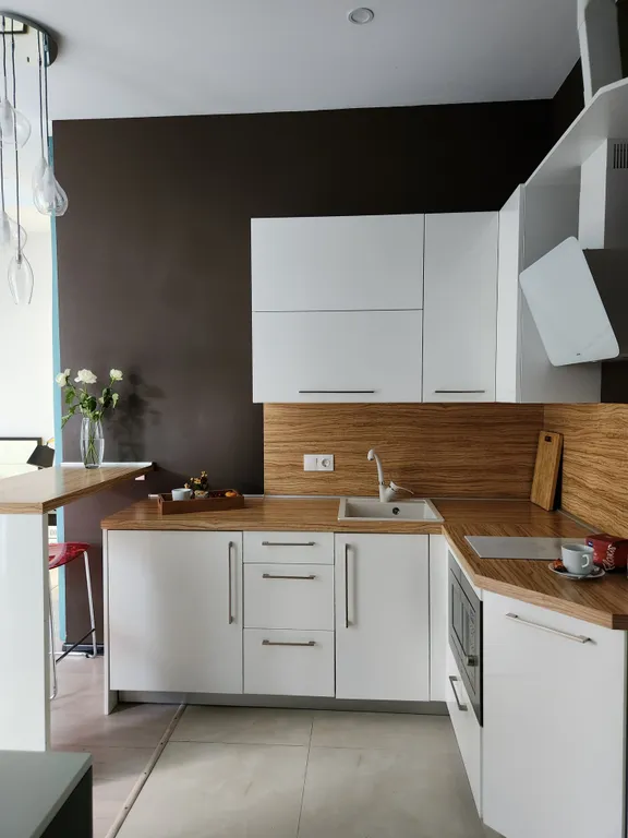 Студия однокомнатная на улице Маратовской, 27 м², Гаспра — кухня, фото 3