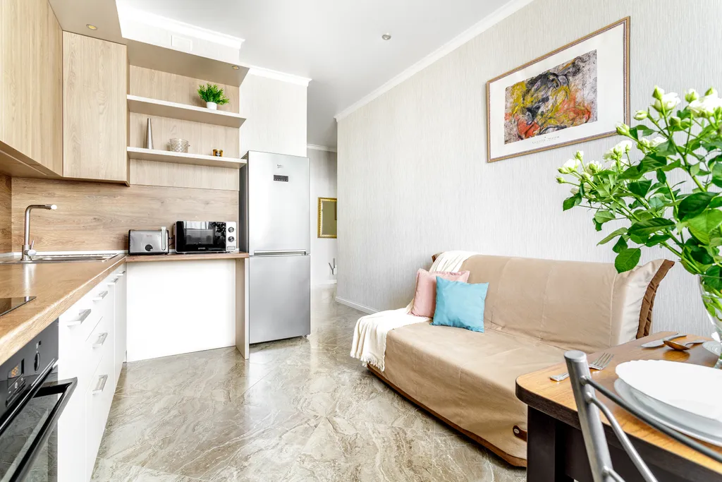 Квартира однокомнатная на улице Мире, 50 м², Геленджик — фото 14