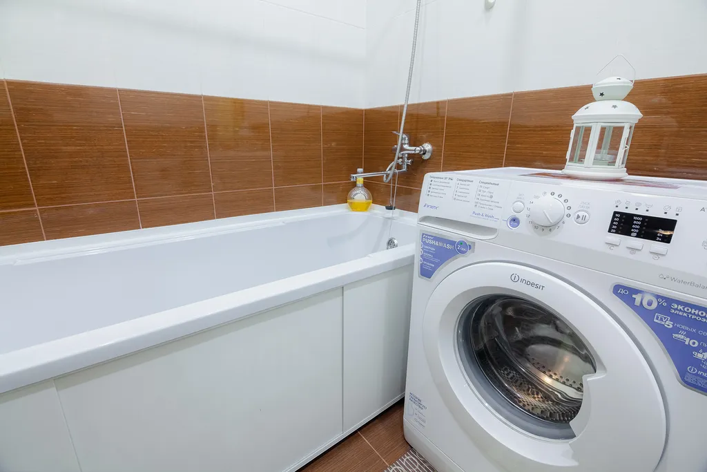 Квартира однокомнатная в Промышленном, 45 м², Самара — ванная комната