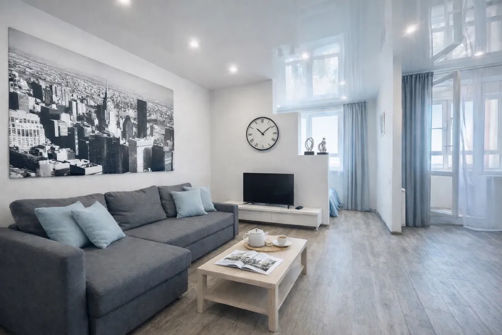Студия однокомнатная в Советском, 40 м², Нижний Новгород — фото 2