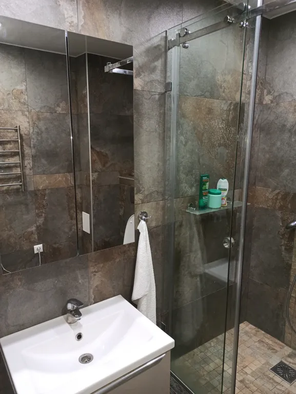 Квартира однокомнатная в Промышленном, 43 м², Самара — ванная комната