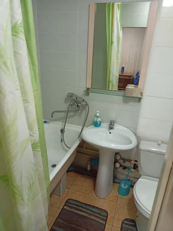 Квартира однокомнатная на улице Чехова, 35 м², Таганрог — ванная комната