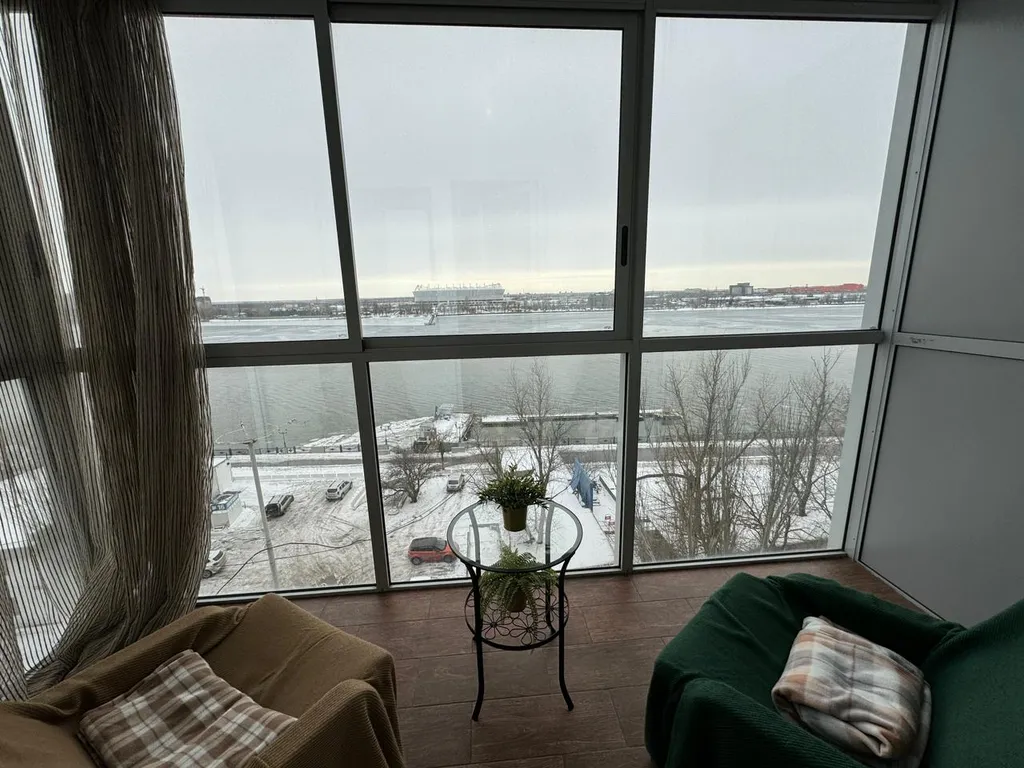 Студия однокомнатная на улице Береговой, 35 м², Ростов-на-Дону — вид из окна, фото 2