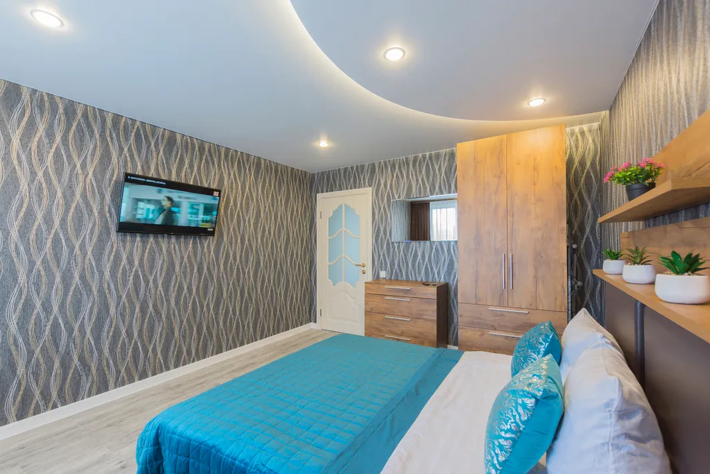 Квартира трёхкомнатная на шоссе Солотчинском, 95 м², Рязань — спальня, фото 2