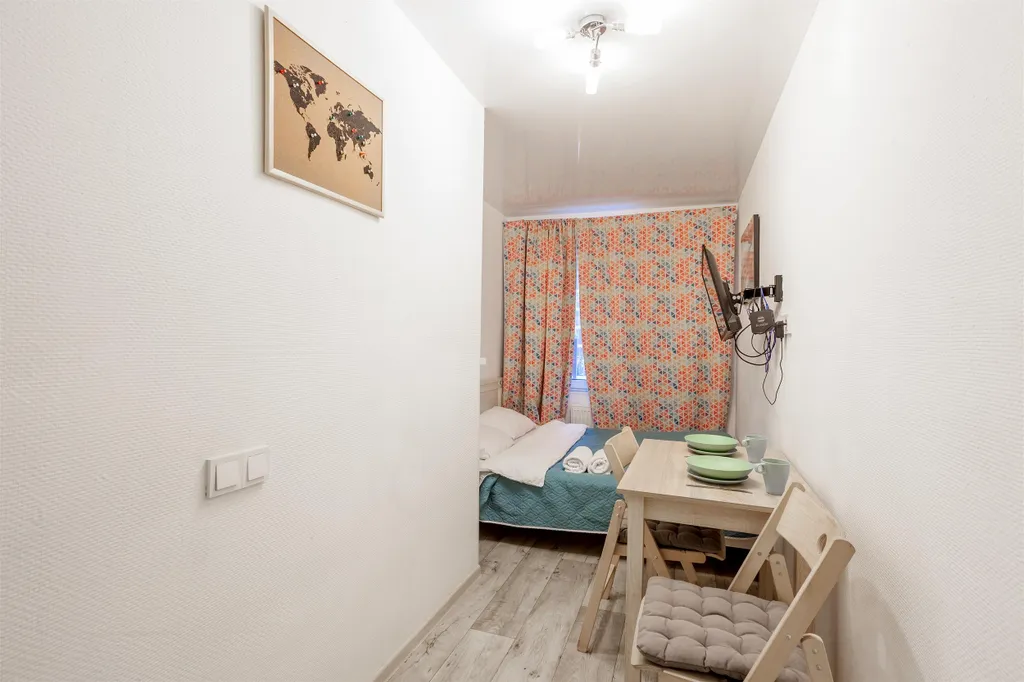 Студия однокомнатная у Яхромской, в Дмитровском, 14 м², Москва — спальня, фото 2