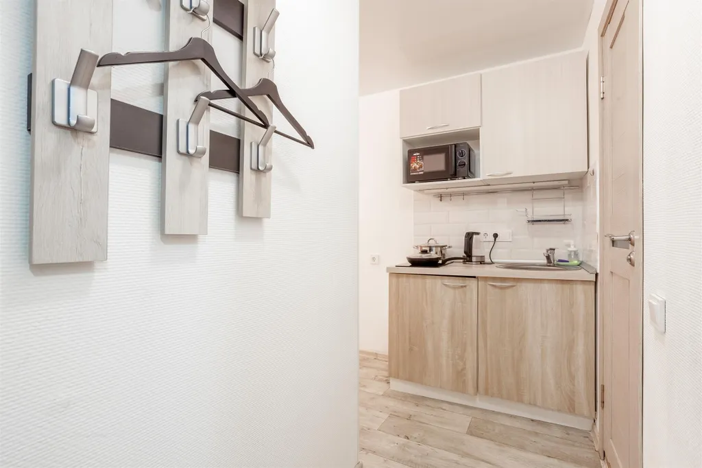 Студия однокомнатная у Яхромской, в Дмитровском, 14 м², Москва — кухня, фото 4