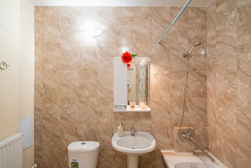 Квартира однокомнатная, 45 м², Рязань — ванная комната