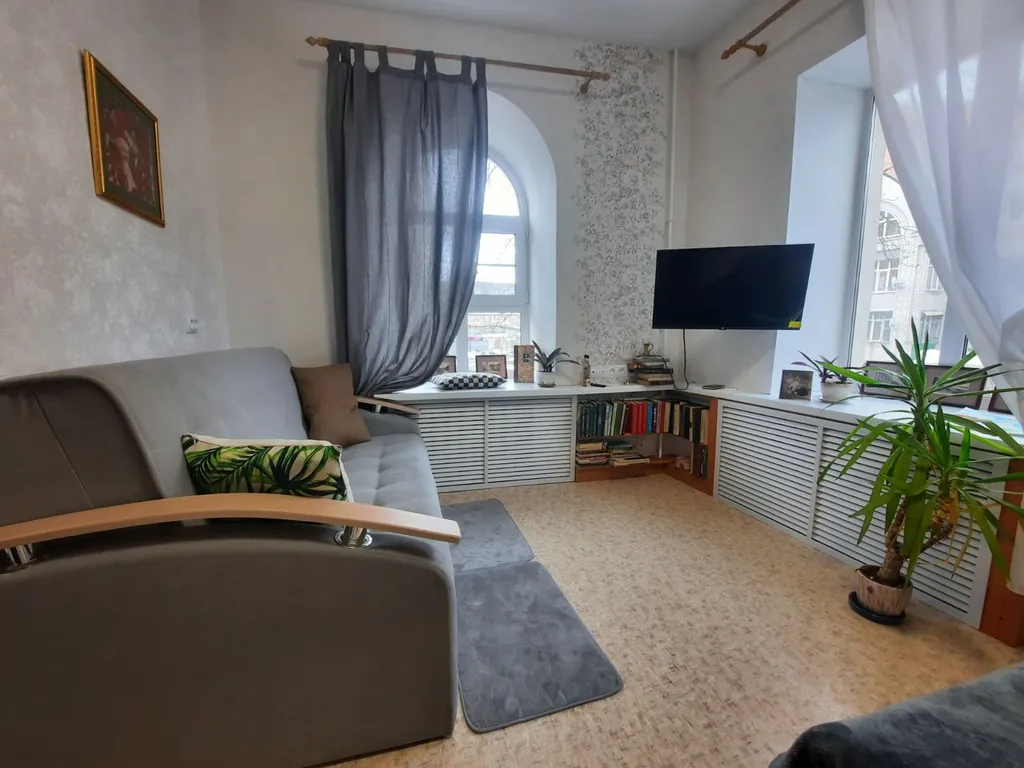 Квартира однокомнатная на улице Республиканской, 24 м², Ярославль — спальня, фото 4