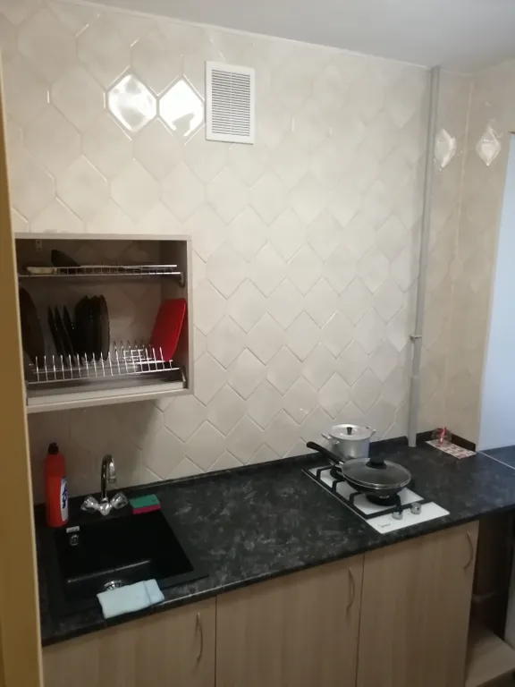 Квартира однокомнатная на улице Карякинской, 22 м², Рыбинск — кухня