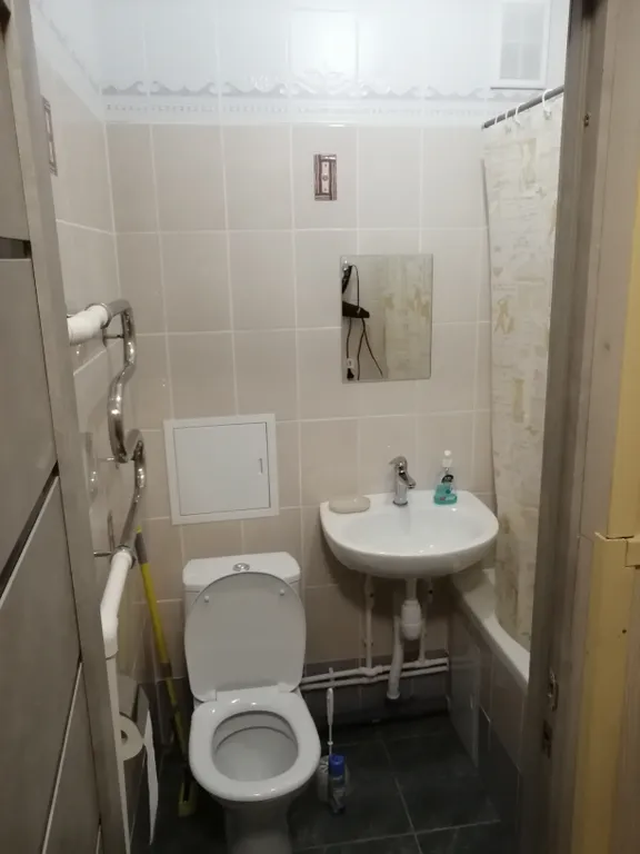 Квартира однокомнатная на улице Карякинской, 22 м², Рыбинск — ванная комната, фото 2