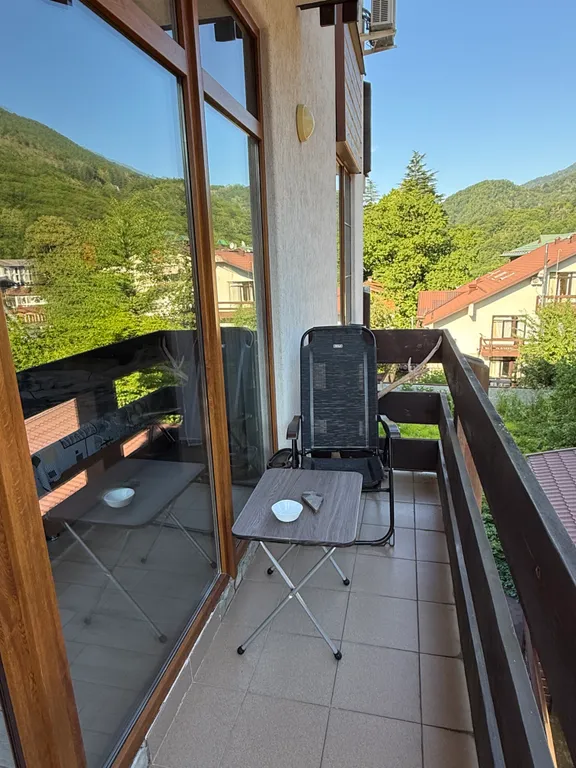 Студия однокомнатная в Адлерском, 40 м², Красная Поляна — вид из окна, фото 18