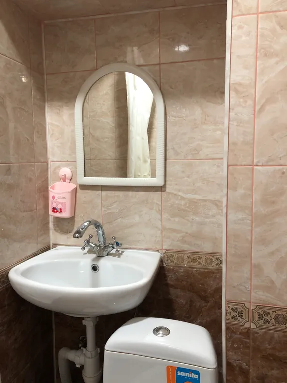 Апартаменты однокомнатные на улице Берёзовской, 40 м², Кисловодск — ванная комната, фото 2