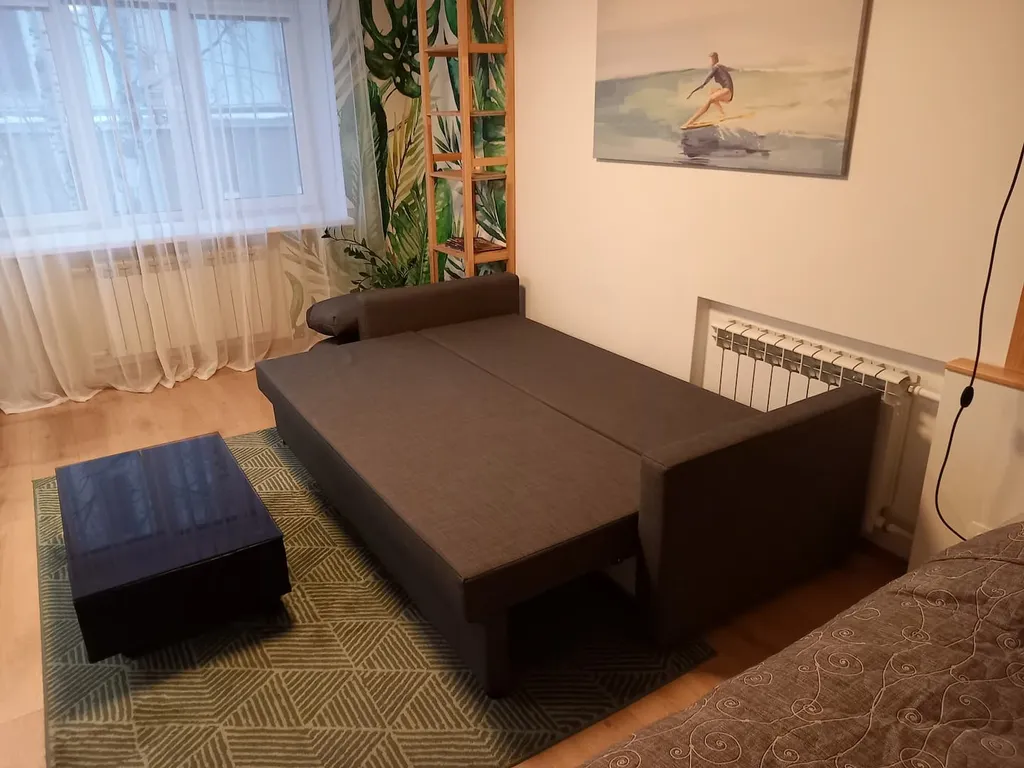 Апартаменты однокомнатные на улице Свердлова, 31 м², Ярославль — спальня, фото 4