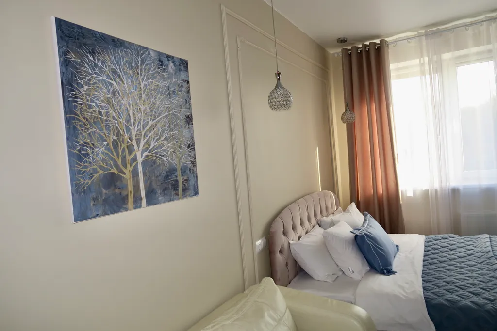 Квартира однокомнатная в Центральном, 49 м², Калининград — спальня, фото 10