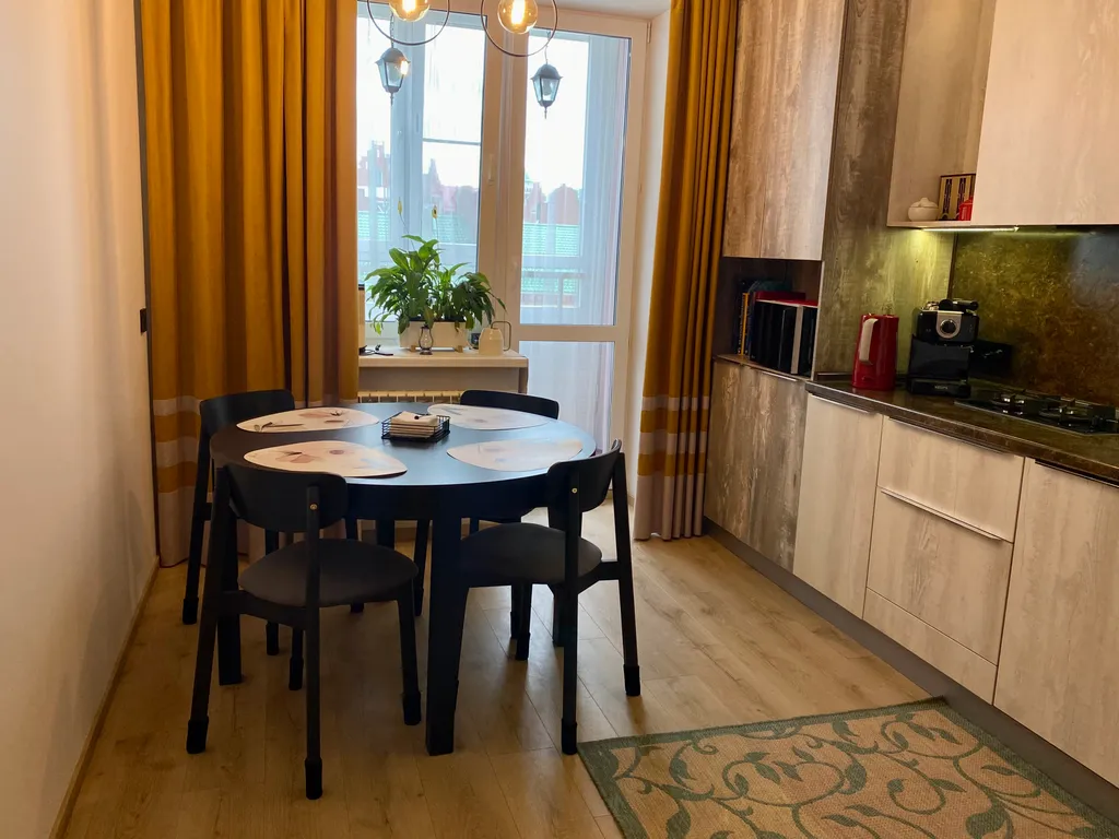 Квартира однокомнатная на проспекте Воскресенском, 44 м², Йошкар-Ола — кухня