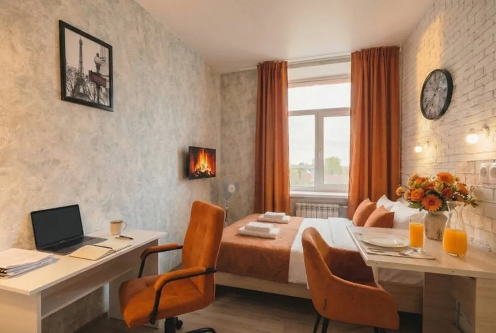 Комфорт Мини | Гарантия качества | 1 широкая кровать — Metro Rooms, фото 5 из 5