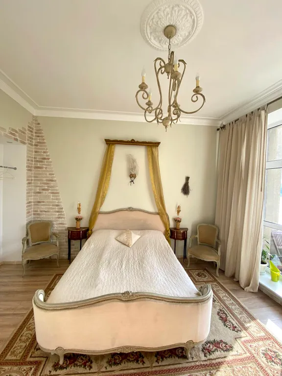 Квартира трёхкомнатная у Новочеркасски, в Пороховых, 85 м², Санкт-Петербург — спальня, фото 9