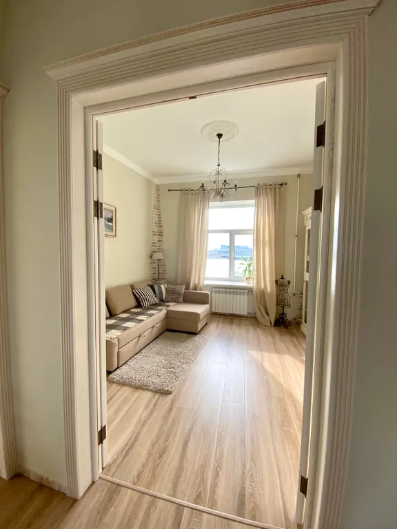 Квартира трёхкомнатная у Новочеркасски, в Пороховых, 85 м², Санкт-Петербург — спальня, фото 2
