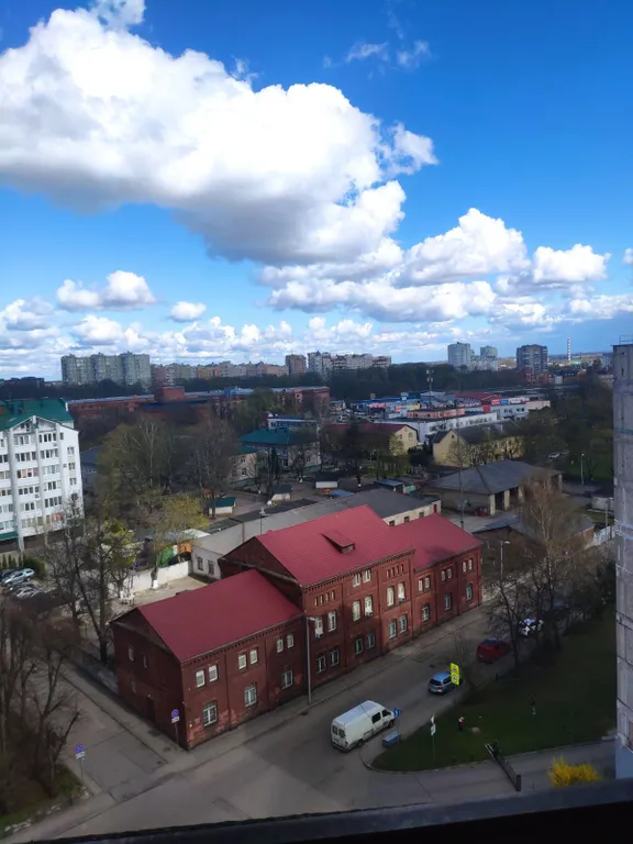 Квартира однокомнатная в Ленинградском, 40 м², Калининград — вид из окна