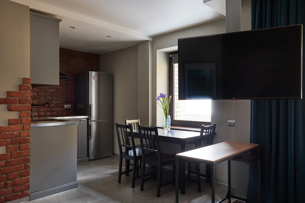 Квартира однокомнатная у Техноложки, в Адмиралтейском, 37 м², Санкт-Петербург — кухня, фото 7