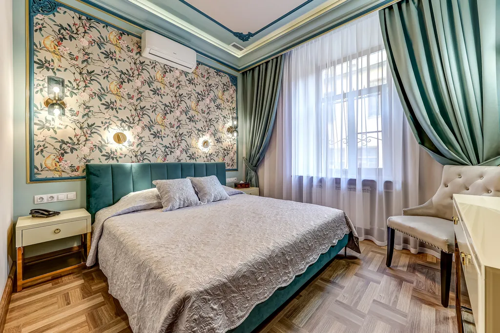 Двухместный номер с 1 кроватью суперлюкс с гидромассажной ванной