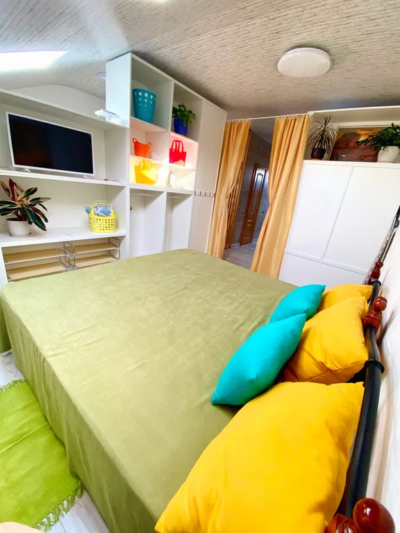 Квартира двухкомнатная на проспекте Пионерском, 45 м², Анапа — спальня, фото 2