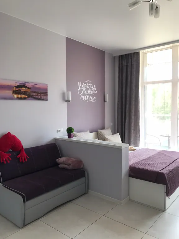 Апартаменты однокомнатные на улице Верещагина, 33 м², Светлогорск — фото 24