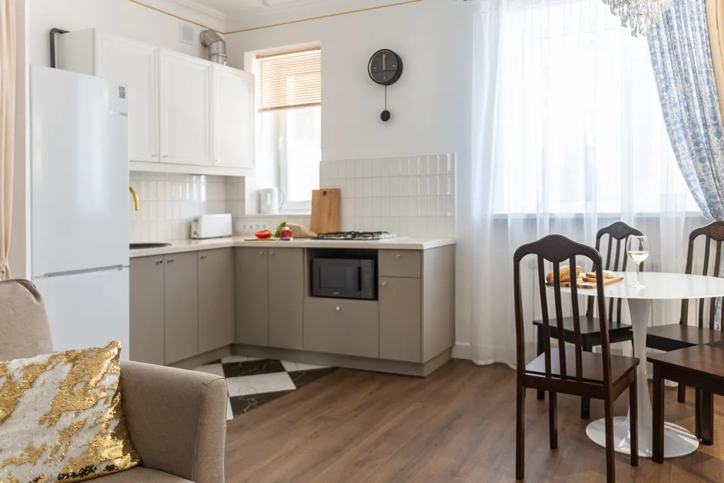 Квартира двухкомнатная у Горьковской, в Печёрах, 44 м², Нижний Новгород — кухня, фото 5