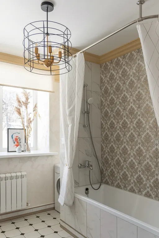 Квартира двухкомнатная у Горьковской, в Печёрах, 44 м², Нижний Новгород — ванная комната