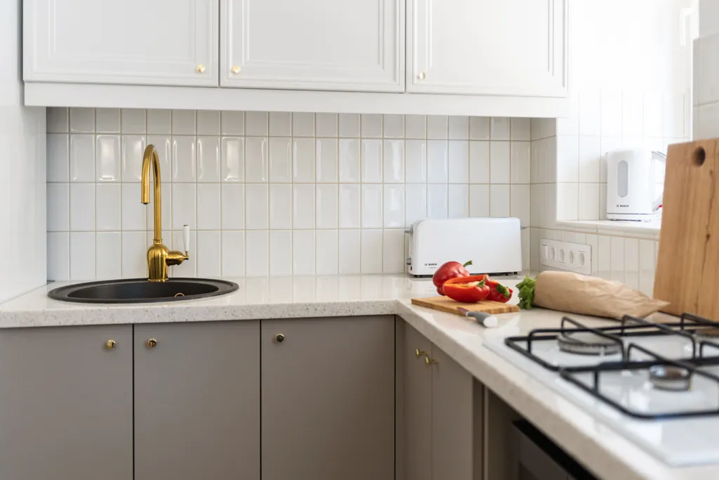 Квартира двухкомнатная у Горьковской, в Печёрах, 44 м², Нижний Новгород — кухня