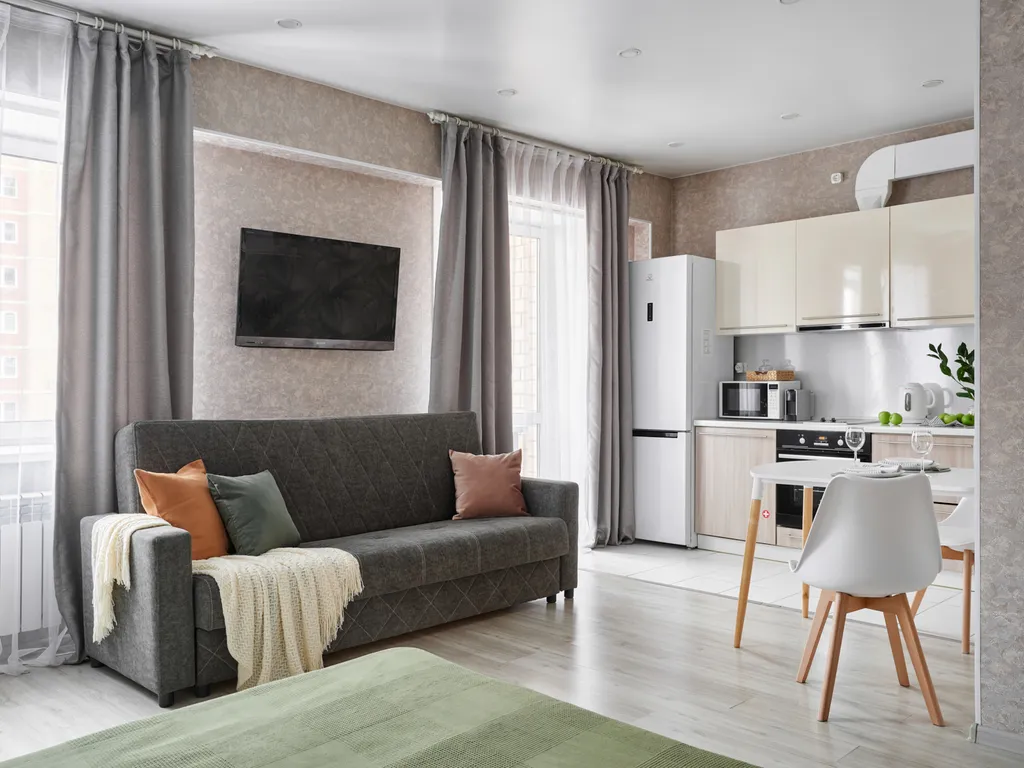 Квартира однокомнатная в Октябрьском, 38 м², Иркутск — фото 18
