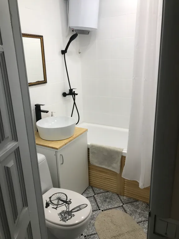 Квартира однокомнатная в Ленинградском, 31 м², Калининград — ванная комната