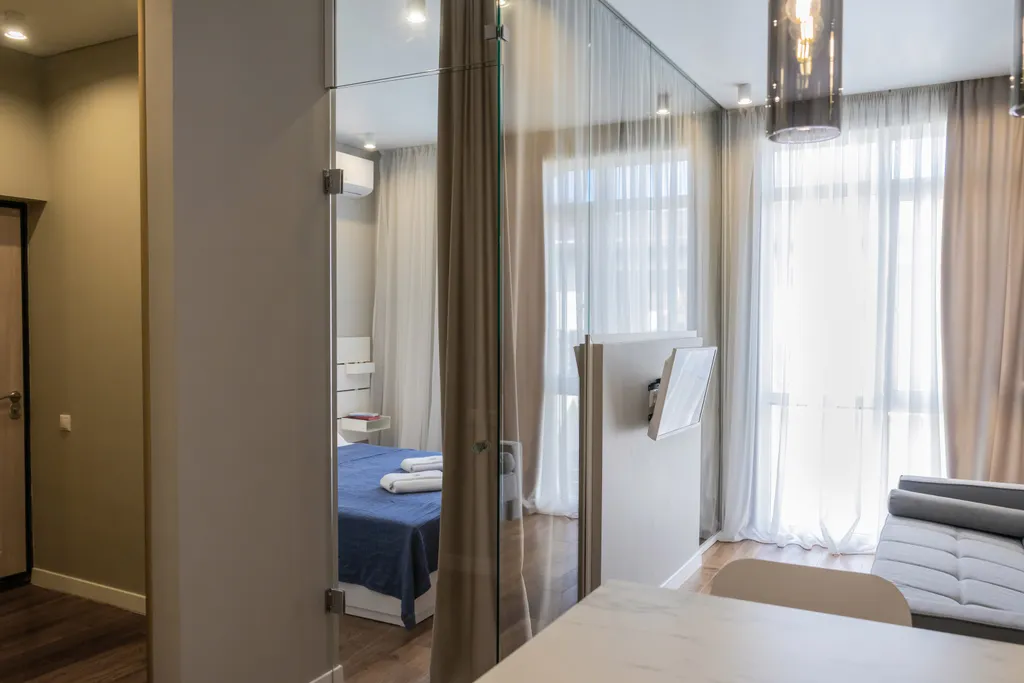 Квартира однокомнатная на улице Нагорном Тупике, 35 м², Сириус — фото 13
