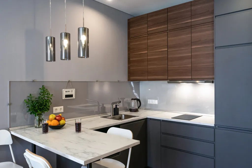 Квартира однокомнатная на улице Нагорном Тупике, 35 м², Сириус — кухня, фото 3