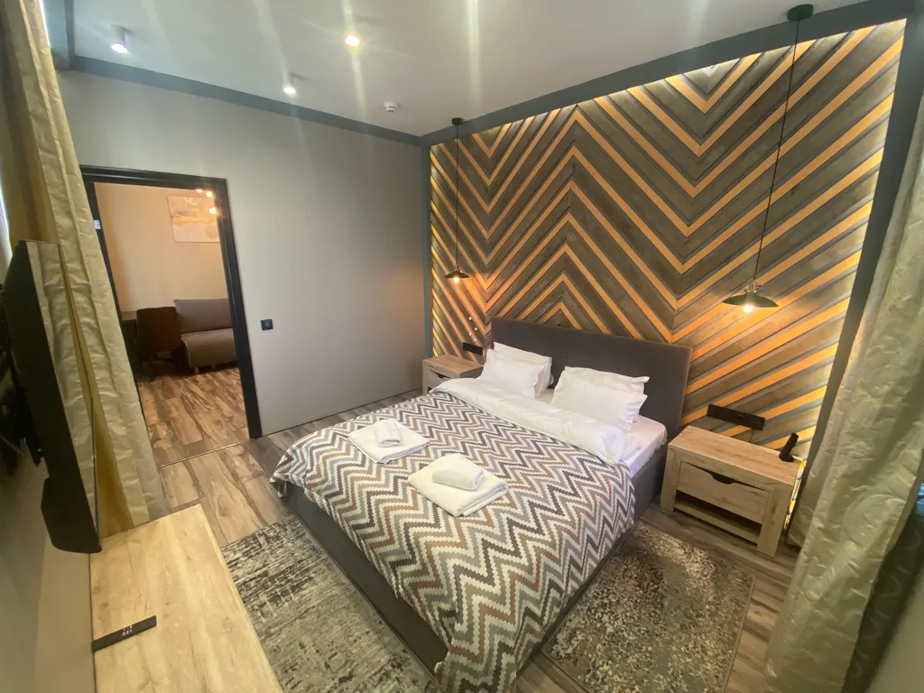 Двухместный номер с 1 кроватью люкс с гидромассажной ванной