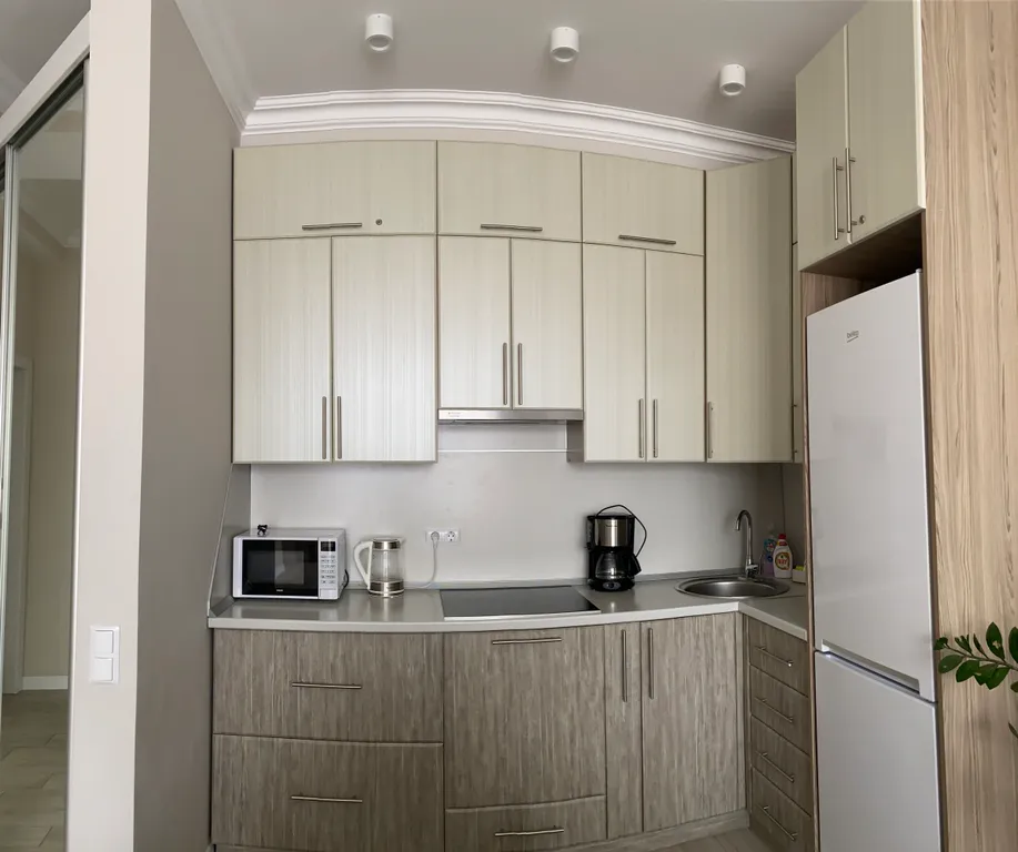 Апартаменты двухкомнатные на улице Шаумяне, 54 м², Кисловодск — кухня, фото 7