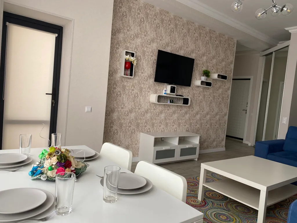 Апартаменты двухкомнатные на улице Шаумяне, 54 м², Кисловодск — кухня, фото 8